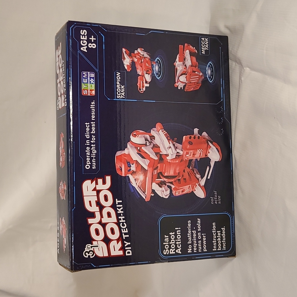 STEM 3-in-1 Solar Robot Scorpion Tank or Mecca Tank DIY Tech-Kit
